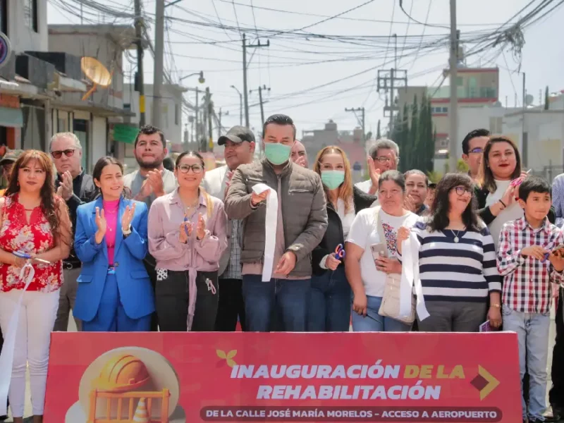 Gobierno de Roberto Solís moderniza acceso vial al aeropuerto de Huejotzingo