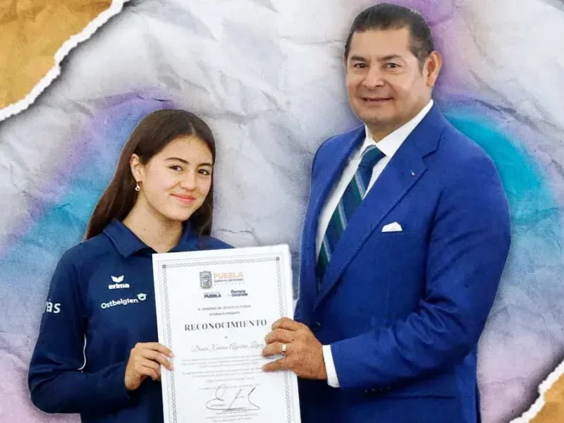Gobierno de Puebla entrega reconocimiento a Ximena Aguirre tras participación en Gimnasiada Mundial Juvenil 2025