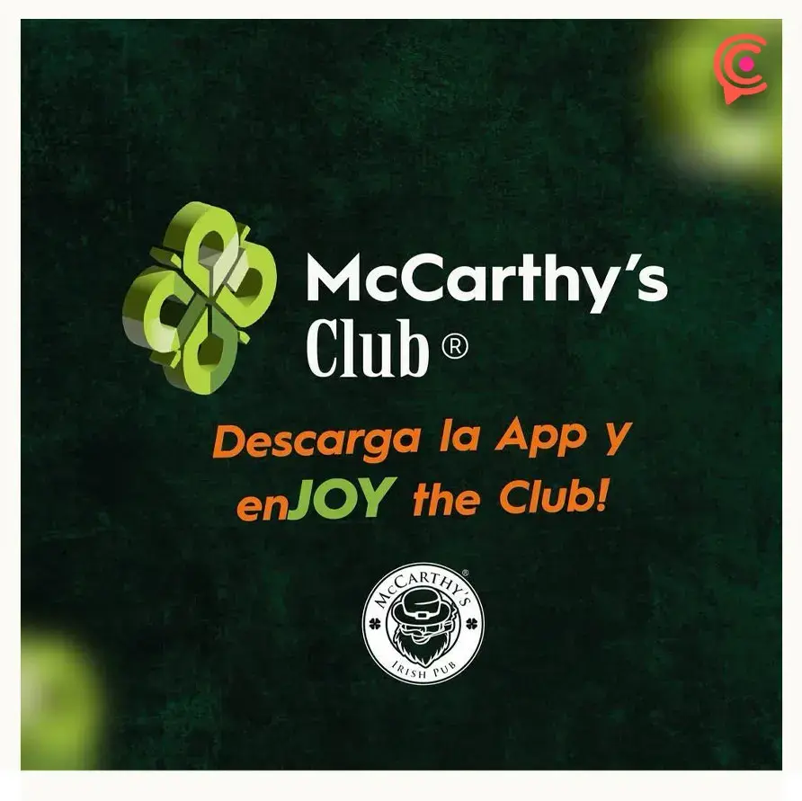 McCarthy’s Irish Pub anuncia la actualización de su aplicación móvil: McCarthy’s Club