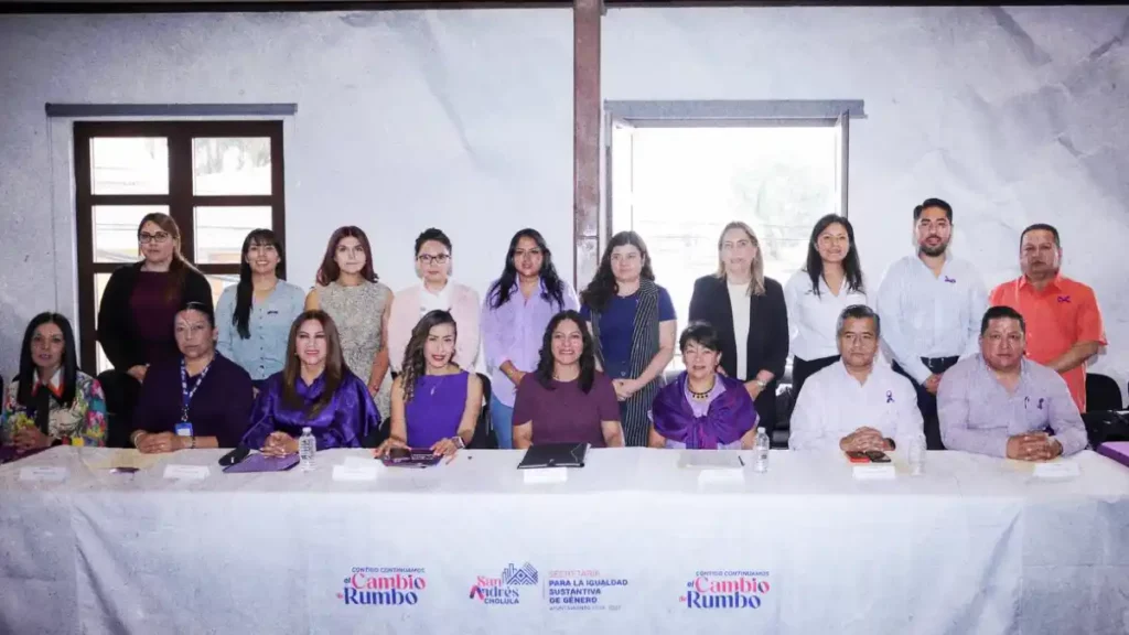 Fortalece San Andrés Cholula estrategia Puerta Violeta en favor de las mujeres