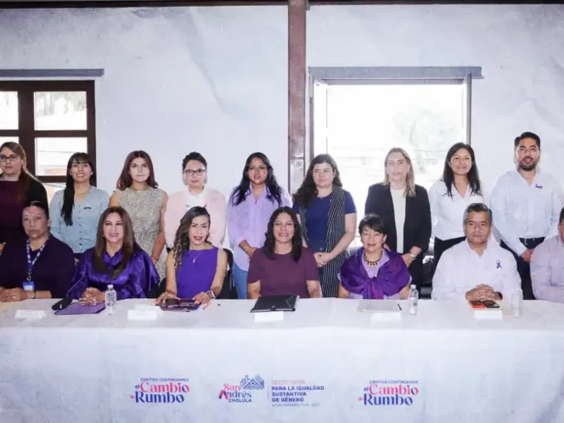 Fortalece San Andrés Cholula estrategia Puerta Violeta en favor de las mujeres