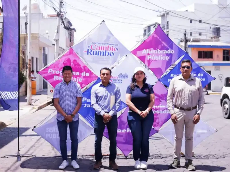 Mejora Lupita Cuautle la imagen urbana de espacios públicos