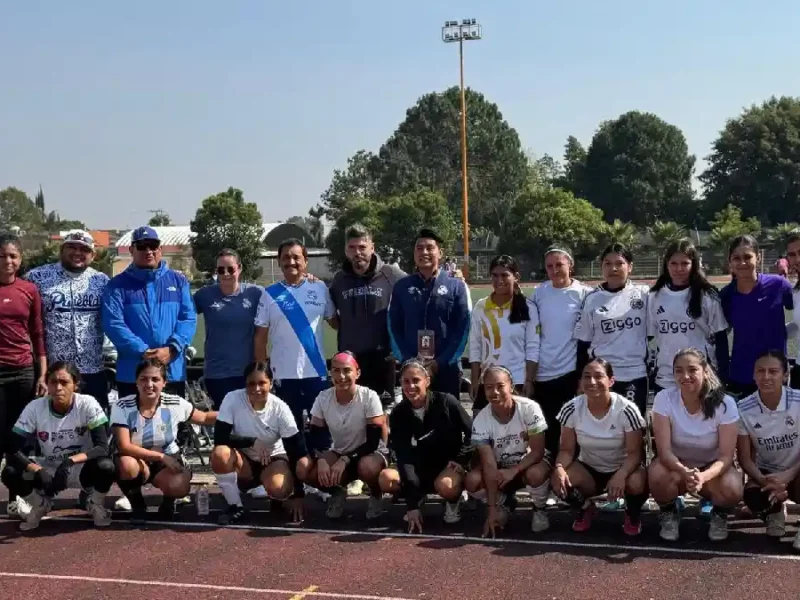 Gran participación en las visorias del Club Puebla Femenil en San Pedro Cholula
