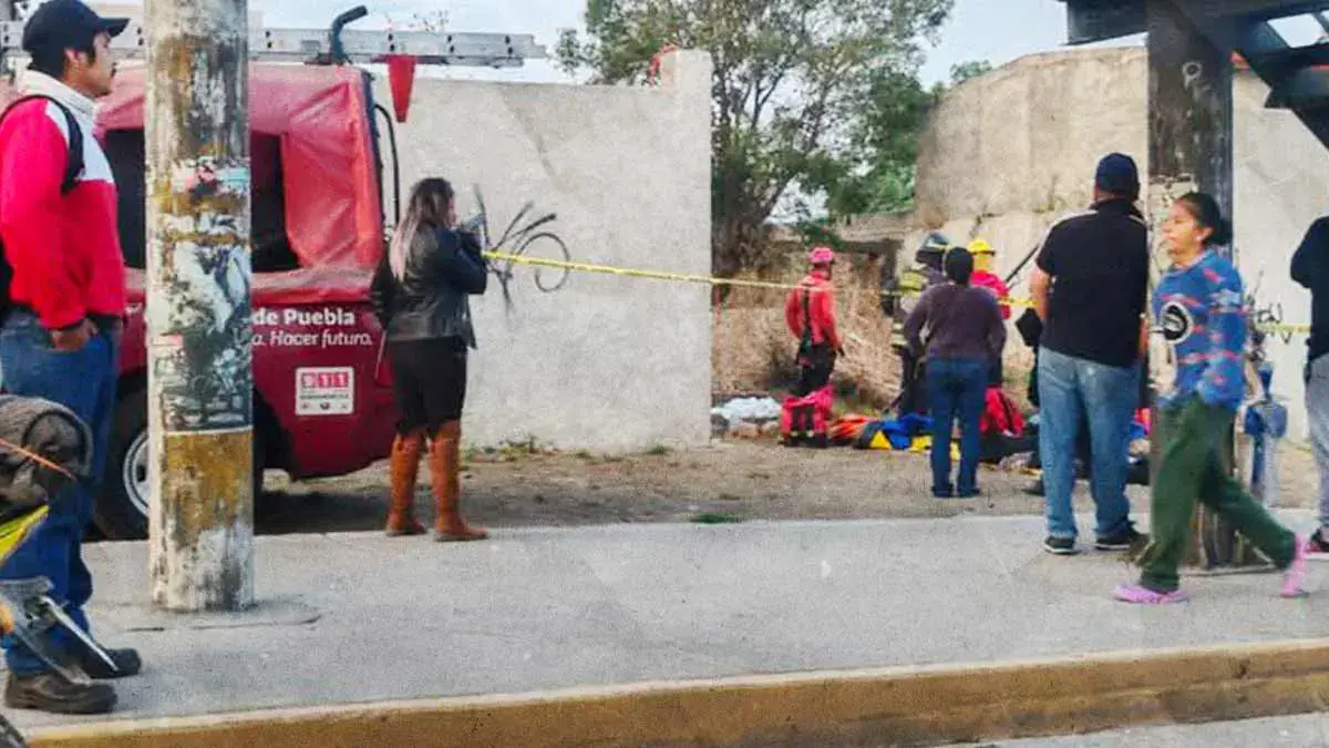 Borracho murió al caer a un pozo en Amozoc, Puebla; salió de “La Taberna de Mou”