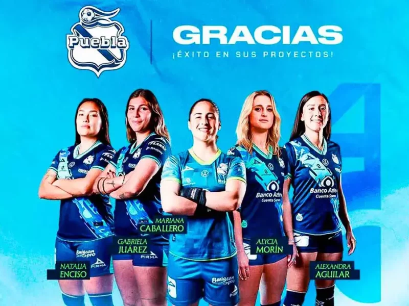 Puebla femenil confirma cinco bajas de jugadoras rumbo al Apertura 2025 