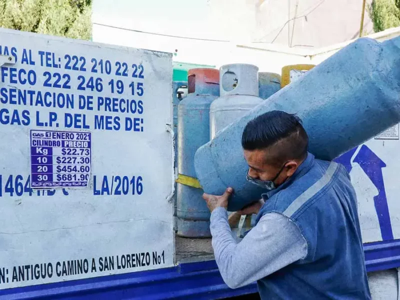 Gas LP mantiene su precio en Puebla del 3 al 10 de mayo 