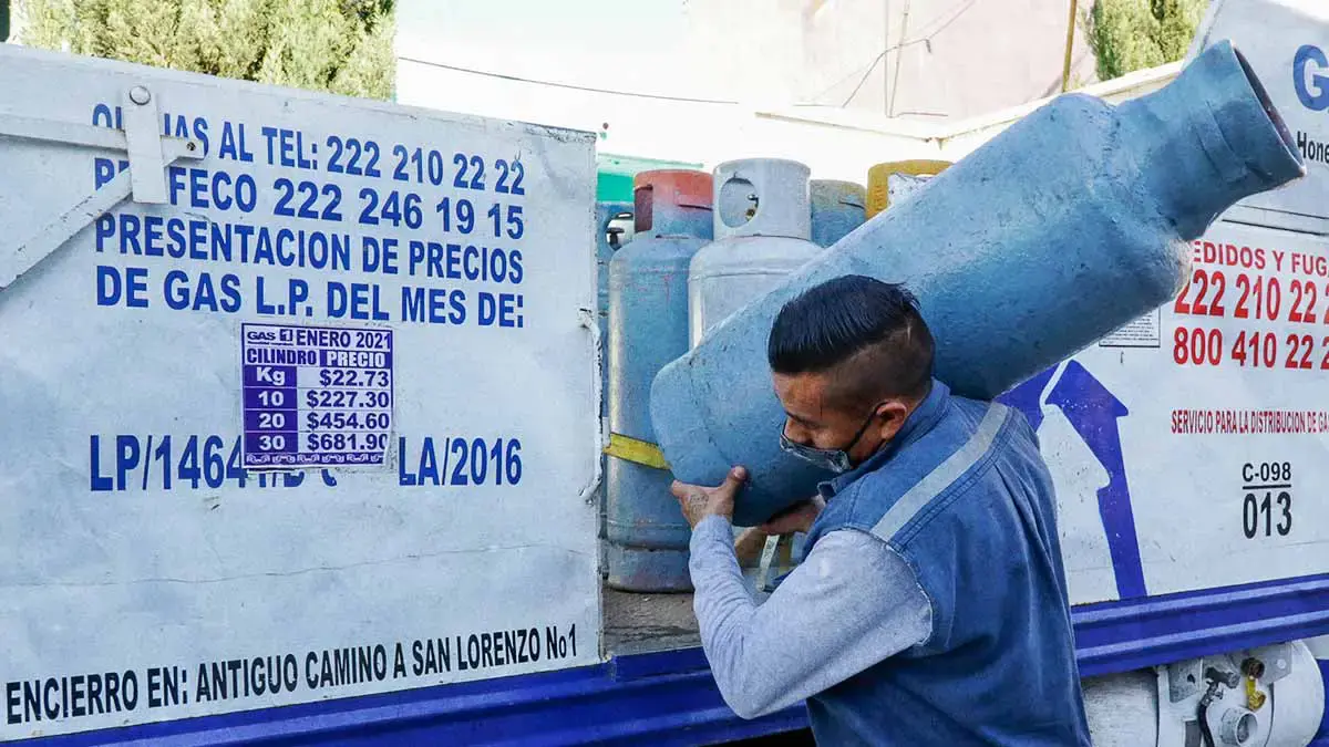 Gas LP mantiene su precio en Puebla del 3 al 10 de mayo 