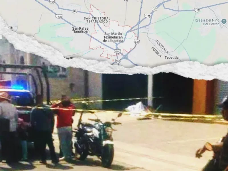De varios disparos mataron a motociclista, en San Martín Texmelucan, Puebla