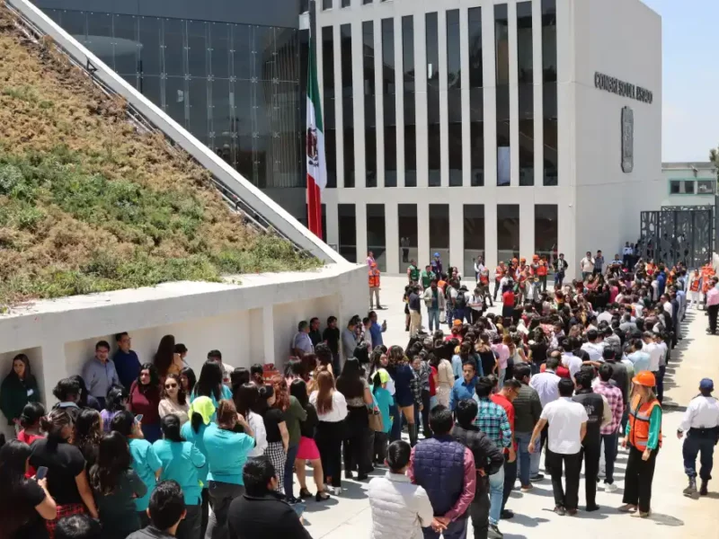 Participa Congreso del Estado en Simulacro Nacional 2025