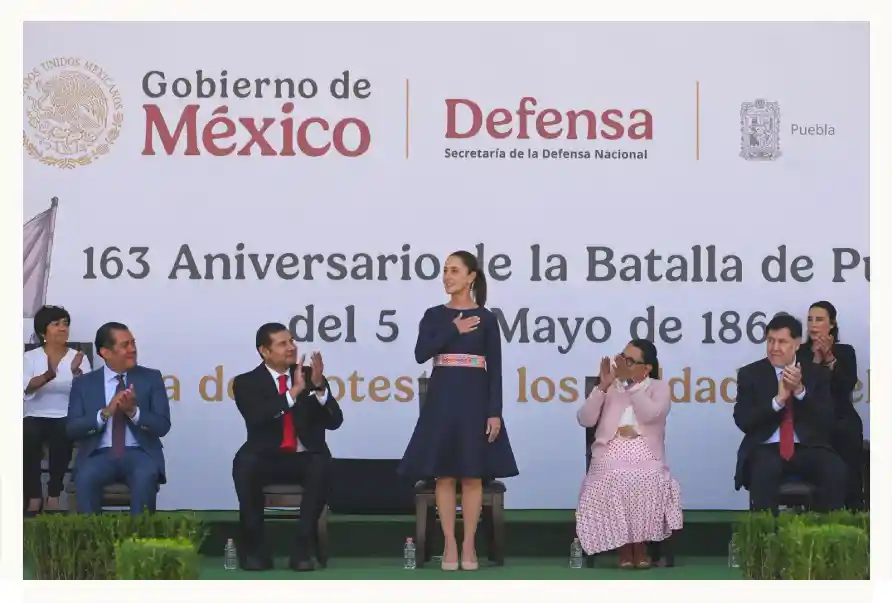 "El 5 de mayo nos recuerda que el presente y el futuro de México es ser una nación libre, independiente y soberana": presidenta Claudia Sheinbaum
