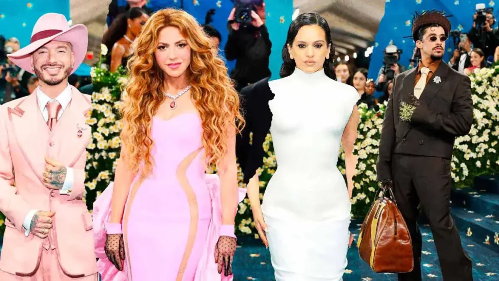 Latinos brillan en la Met Gala 2025; desde Shakira hasta J Balvin  