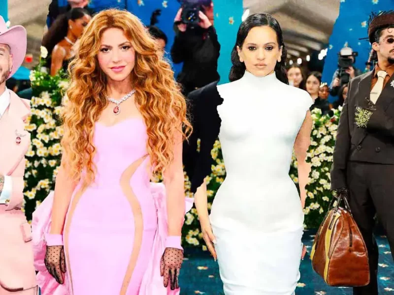 Latinos brillan en la Met Gala 2025; desde Shakira hasta J Balvin  