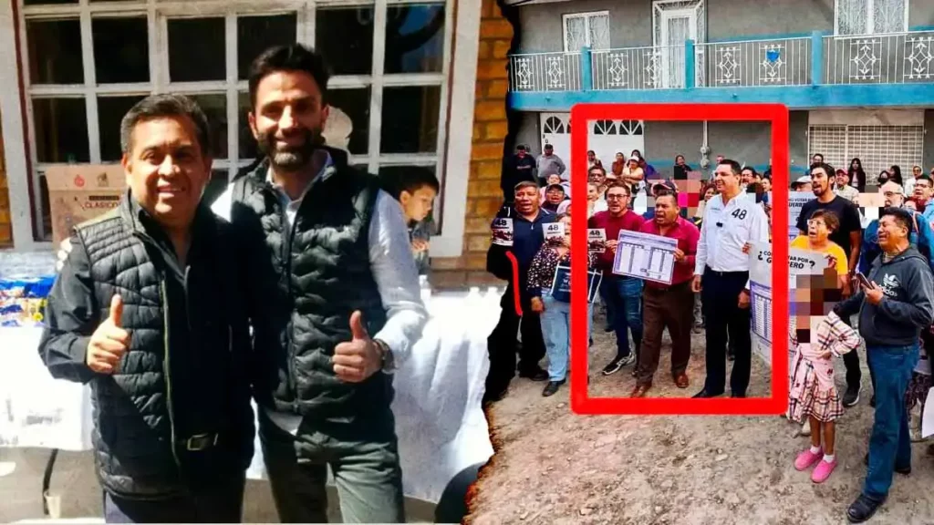 Operador de Rodrigo Abdala repartió propaganda morenista en evento de candidato a SCJN en Puebla 