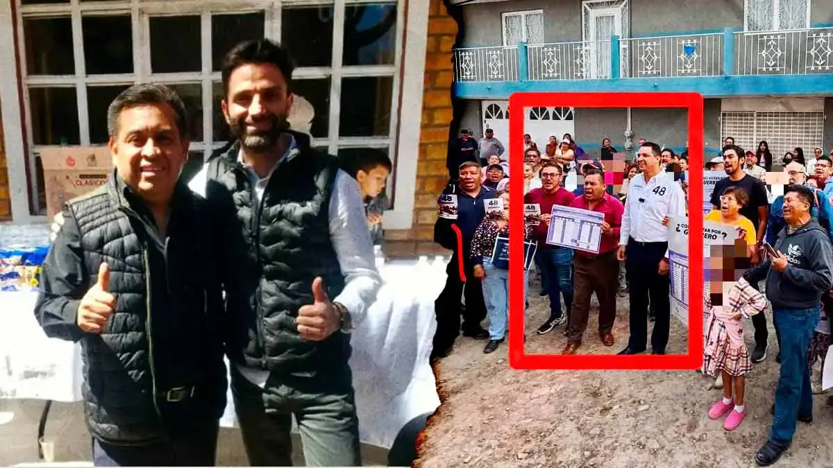 Operador de Rodrigo Abdala repartió propaganda morenista en evento de candidato a SCJN en Puebla