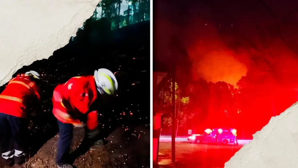 Incendio en Cerro de Amalucan amenaza a vecinos de zonas habitacionales cercanas  