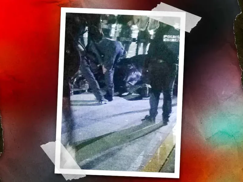 Caballo de la Policía Estatal se desploma en la Feria de Puebla 2025