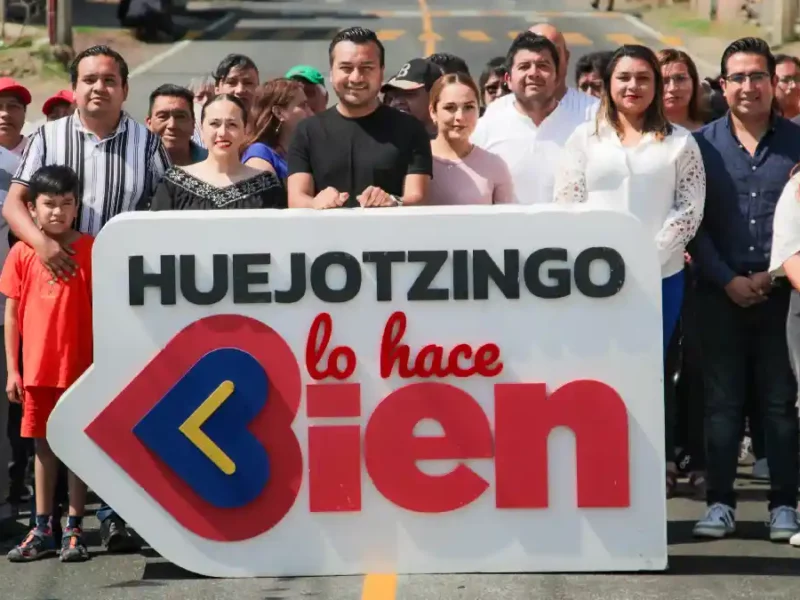 Roberto Solís inaugura la rehabilitación del libramiento en Huejotzingo como parte del programa "rescate carretero"