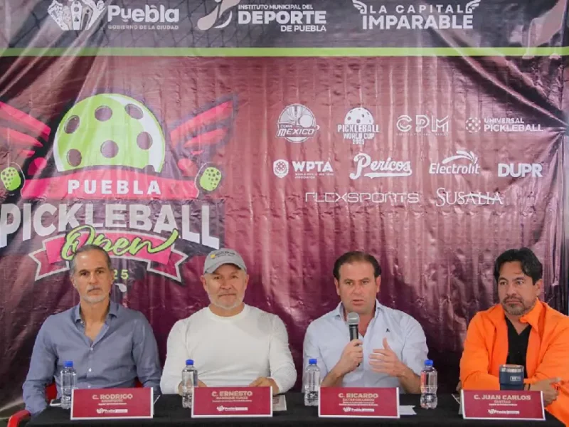 Presenta Instituto Municipal del Deporte el Torneo “Puebla Pickleball Open 2025”