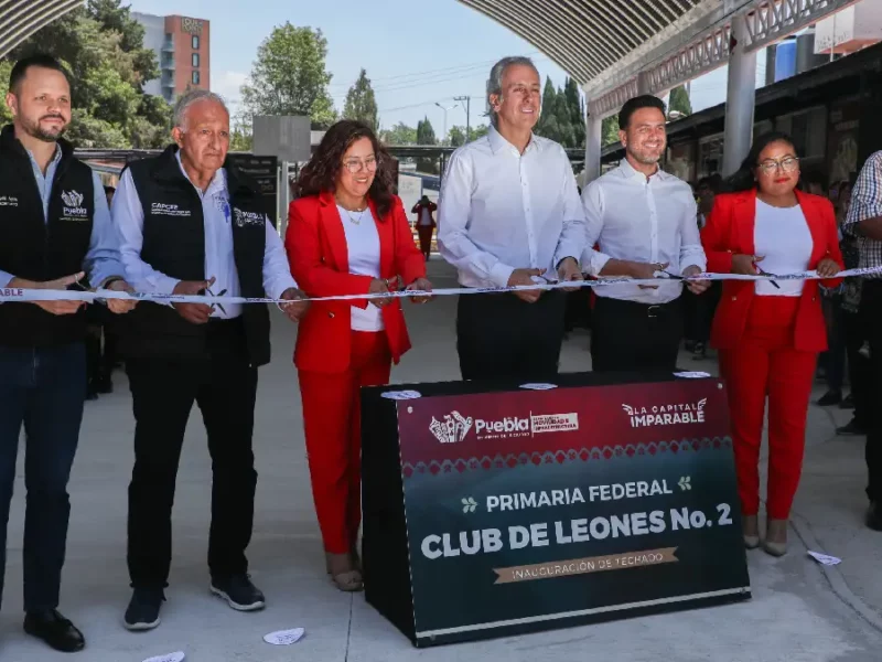 Inaugura Pepe Chedraui techado escolar en la Primaria Club de Leones