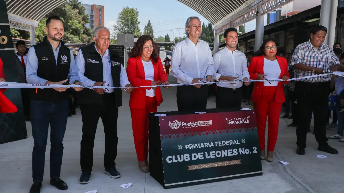 Inaugura Pepe Chedraui techado escolar en la Primaria Club de Leones
