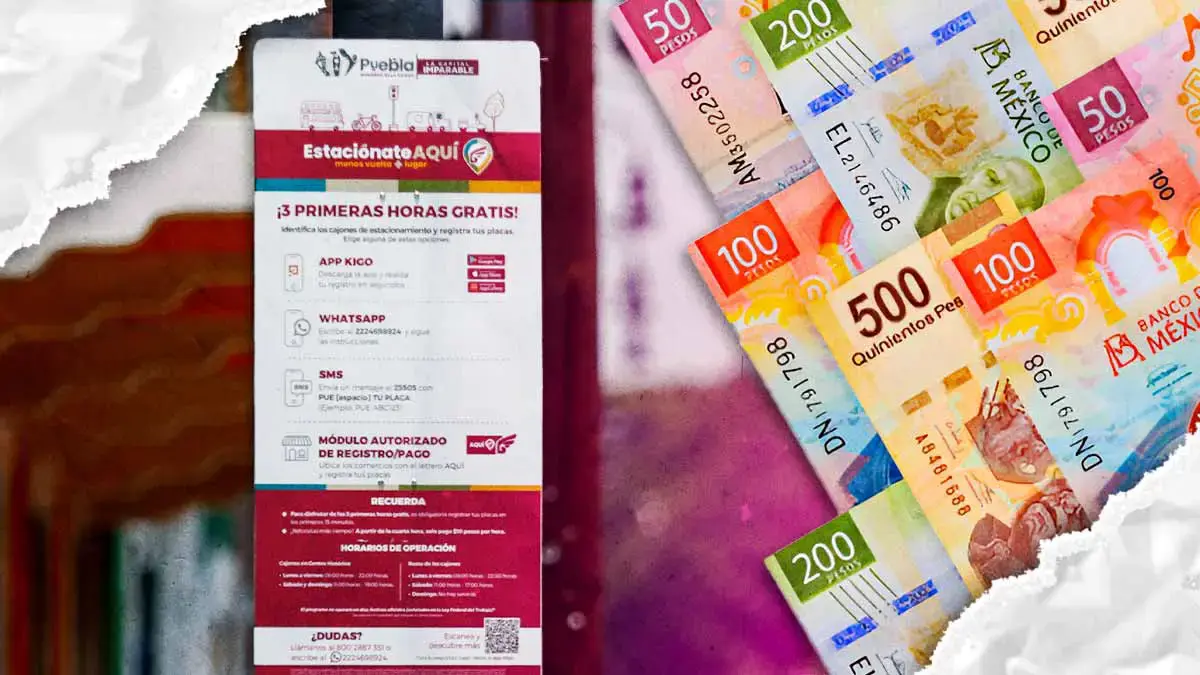 Ayuntamiento de Puebla recaudó 232 mil pesos por parquímetros en la primera semana de operación