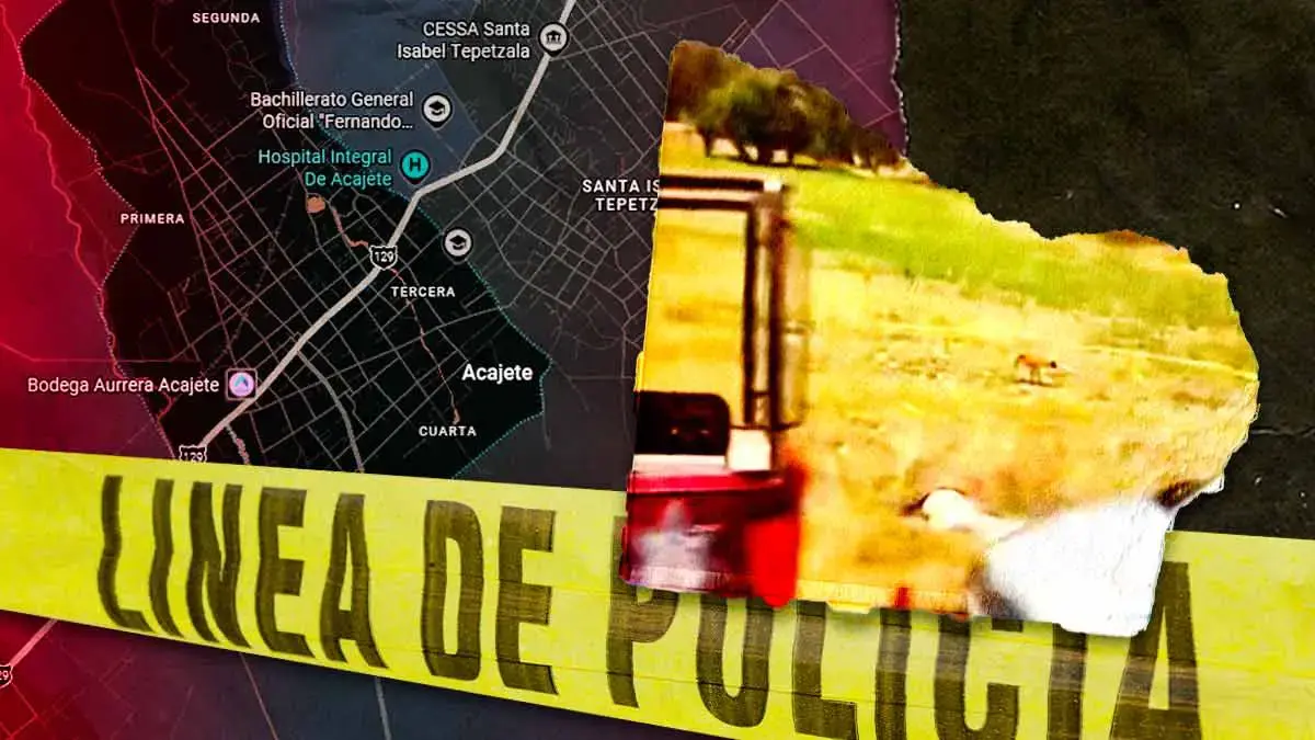 Delincuentes levantan, torturan y abandonan a matrimonio en Acajete; asesinan a la mujer