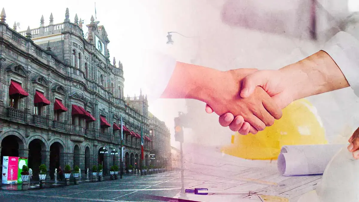 Ayuntamiento de Puebla firmó cinco contratos para obras de enero a abril de 2025