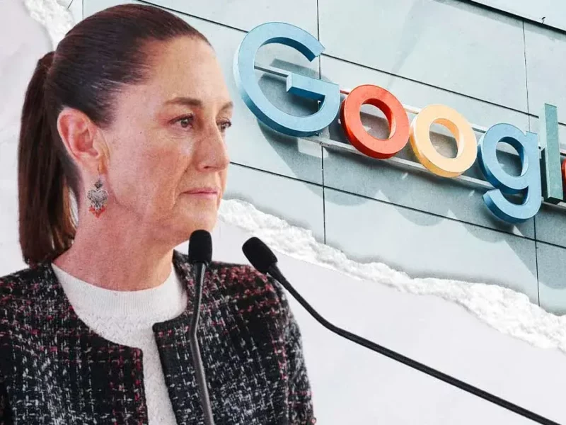 Google enfrenta demanda de Claudia Sheinbaum por utilizar Golfo de América
