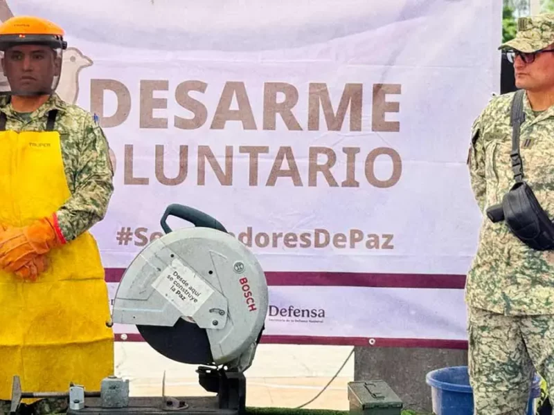 Sin investigación y a cambio de dinero, Puebla se suma al canje de armas