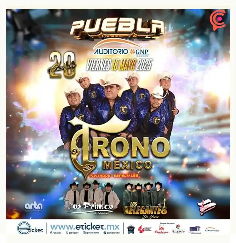 Conciertos y actividades que habrá en Puebla del 12 al 18 de mayo