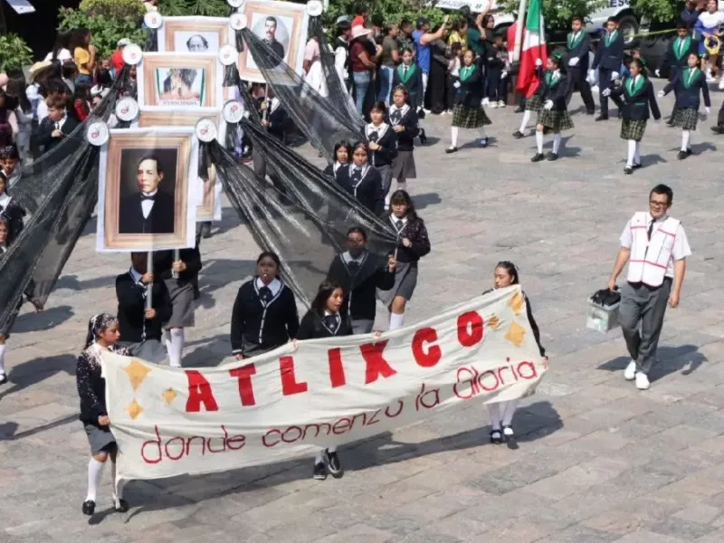 Atlixco honra a los héroes del 4 de mayo en Atlixco