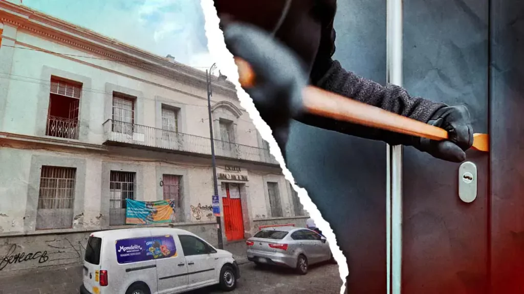 Tras puente del Día de la Madre, roban escuela Himno Nacional del Centro Histórico de Puebla