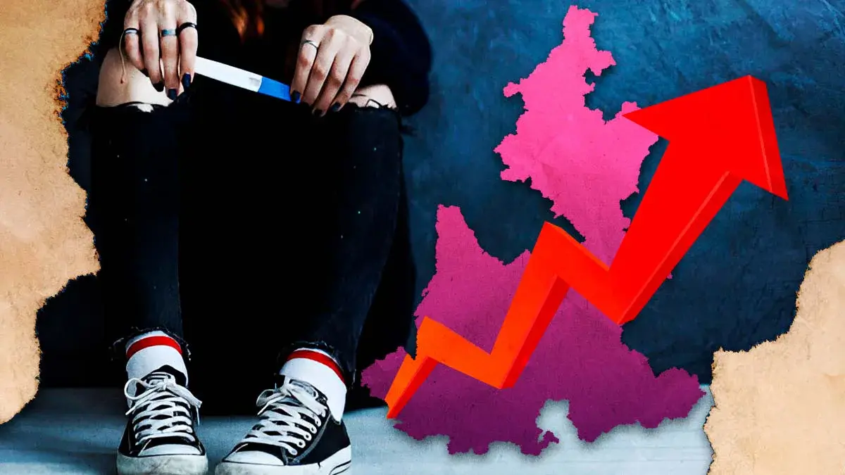 Embarazos en menores de edad en Puebla, crecieron 25% durante 2024
