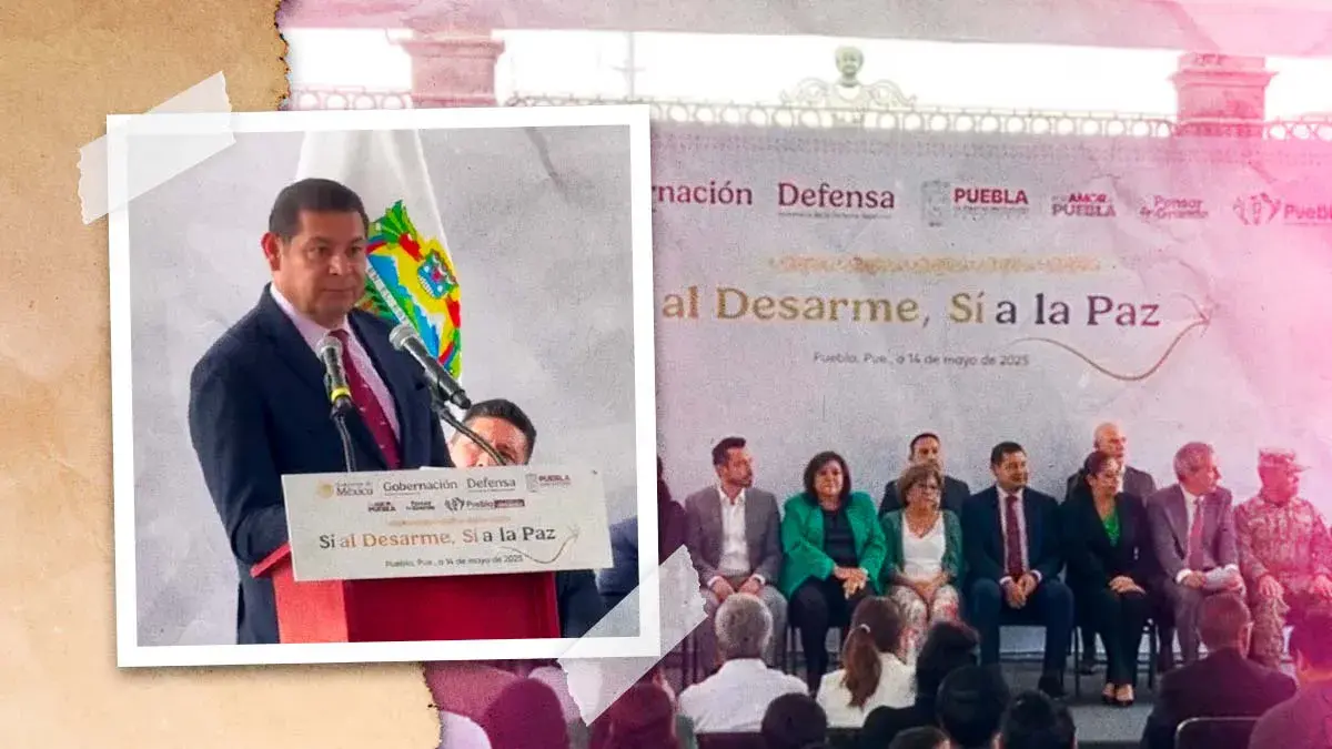 Realizan en Puebla segunda campaña “Sí al Desarme, Sí a la Paz” de 2025