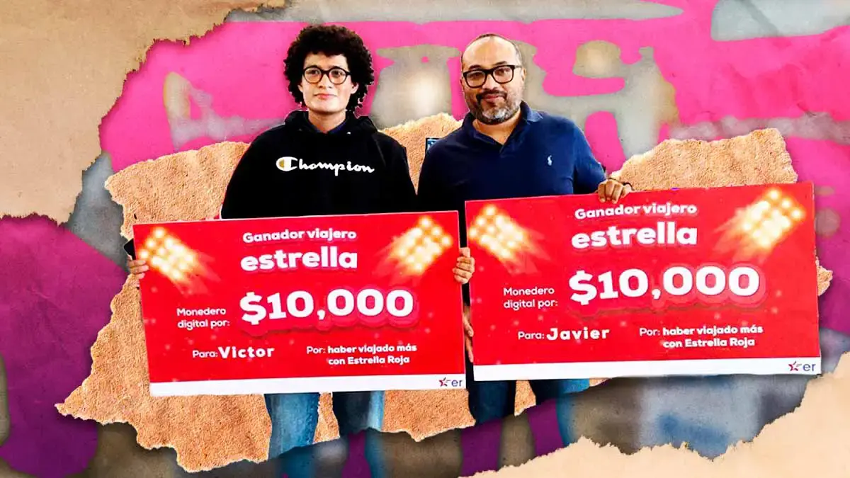 Estrella Roja otorga diez mil pesos a ganadores de premio “Viajero Frecuente” 