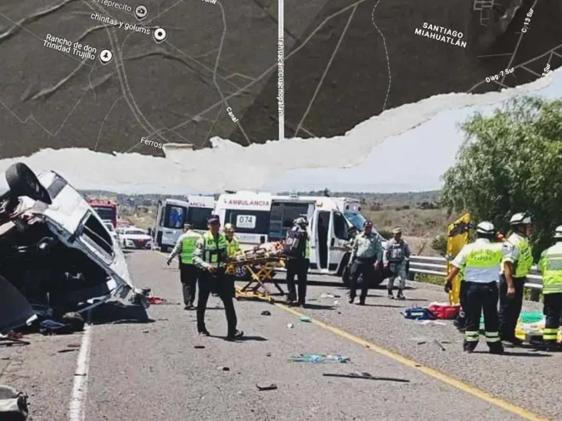 Choque en la autopista Cuacnopalan-Oaxaca dejó más de una decena de víctimas mortales