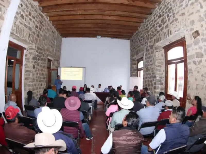 En Zacatlán autoridades de los tres órdenes de gobierno se preparan para entrega de fertilizante