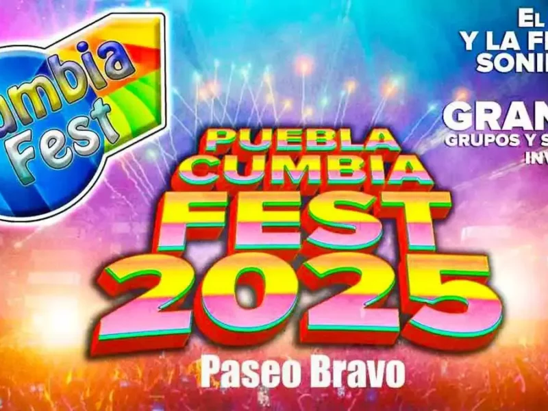 Baila con Mexikolombia, Los Telez y más en el Cumbia Fest 2025 en Puebla