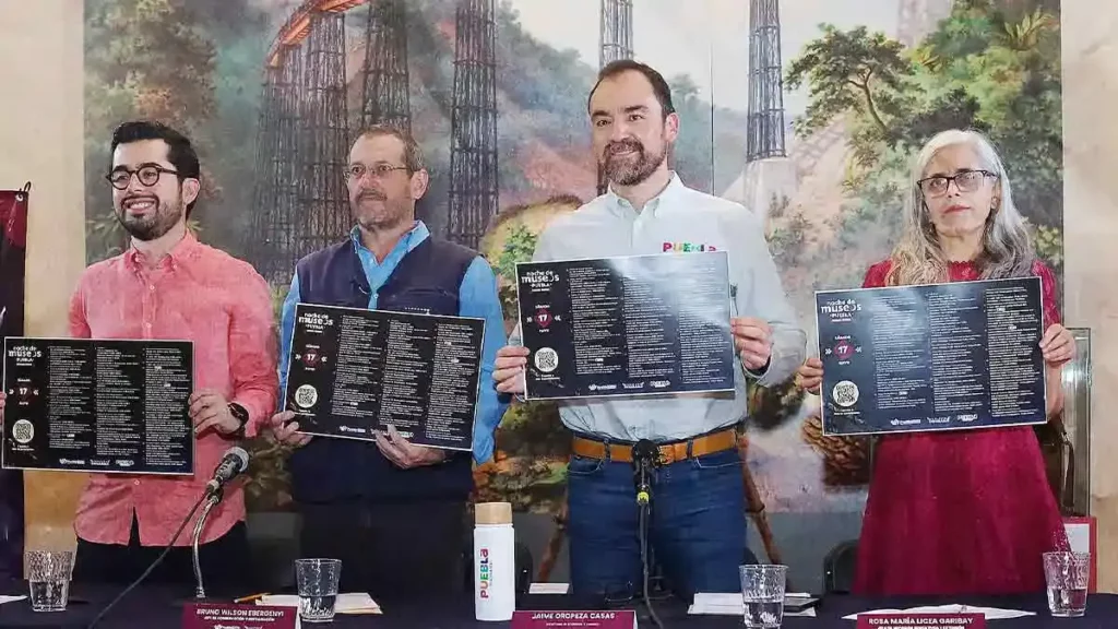 Anuncian cuarta edición de la Noche de Museos Puebla 2025