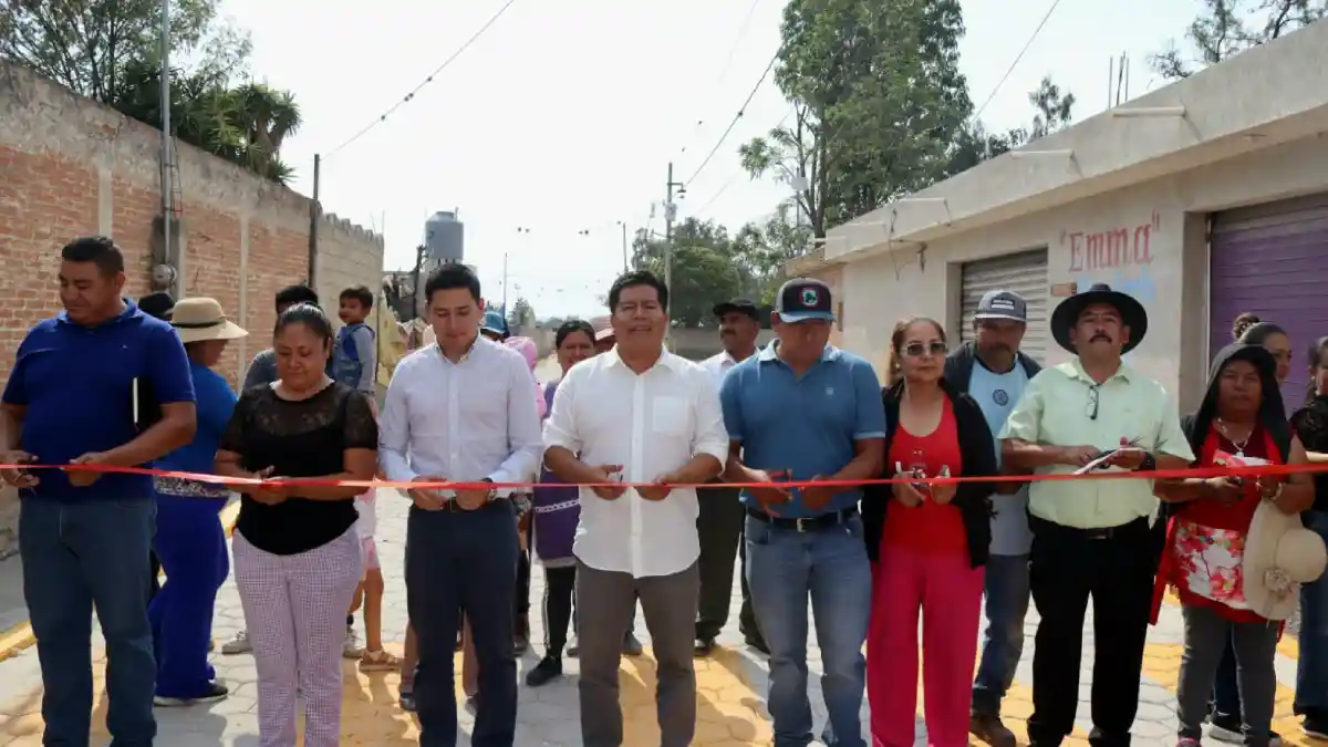 El presidente Mateo Hernández impulsa el desarrollo con nuevas obras en Tecamachalco