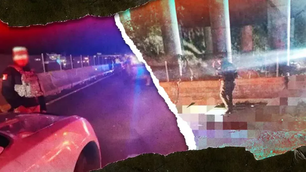 Motociclista murió al caer de un puente y ser arrollado en Texmelucan, Puebla
