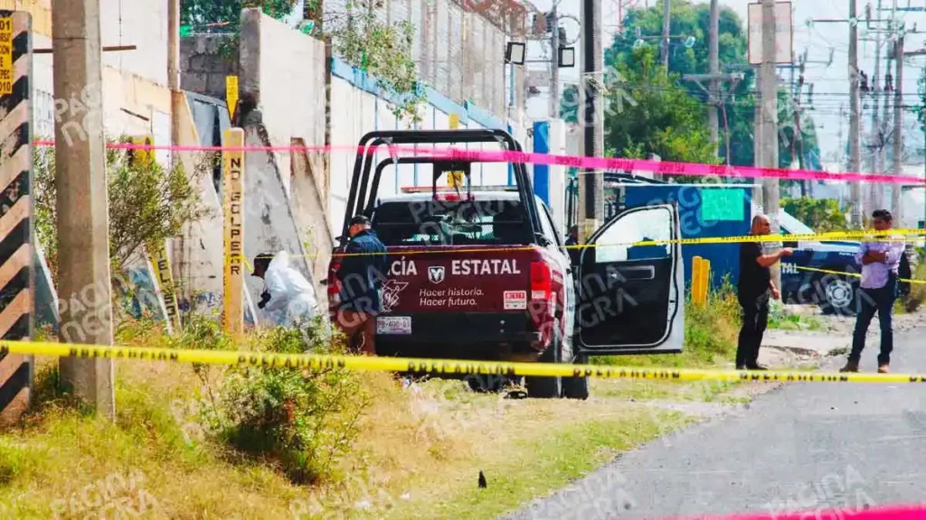 Asesinan a dos policías estatales en Amozoc, Puebla