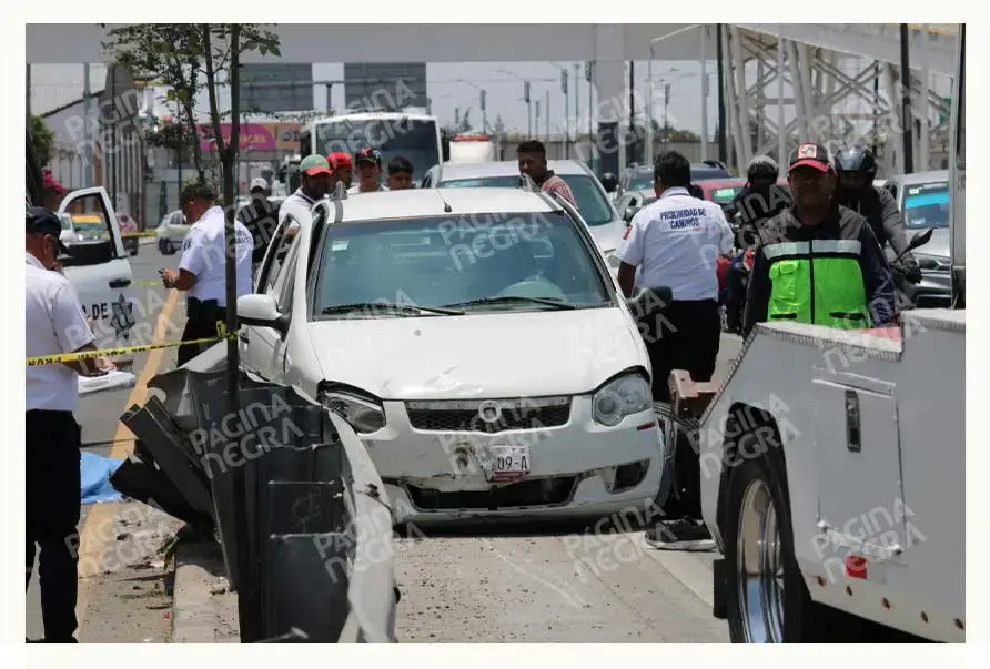 Motociclista murió tras ser embestido por camioneta en Infonavit Loma Bella, Puebla