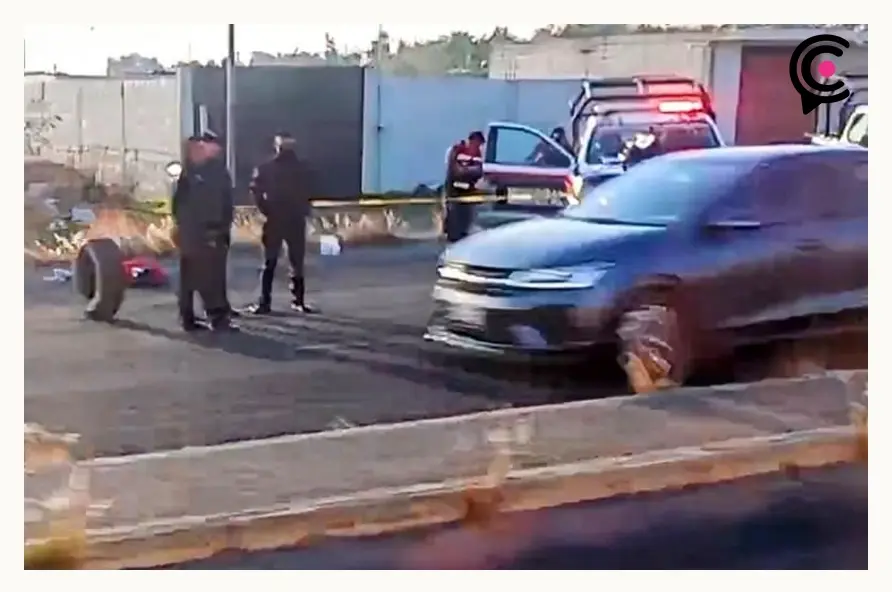 Ciclista murió en la carretera federal México-Puebla; aparentemente lo atropellaron