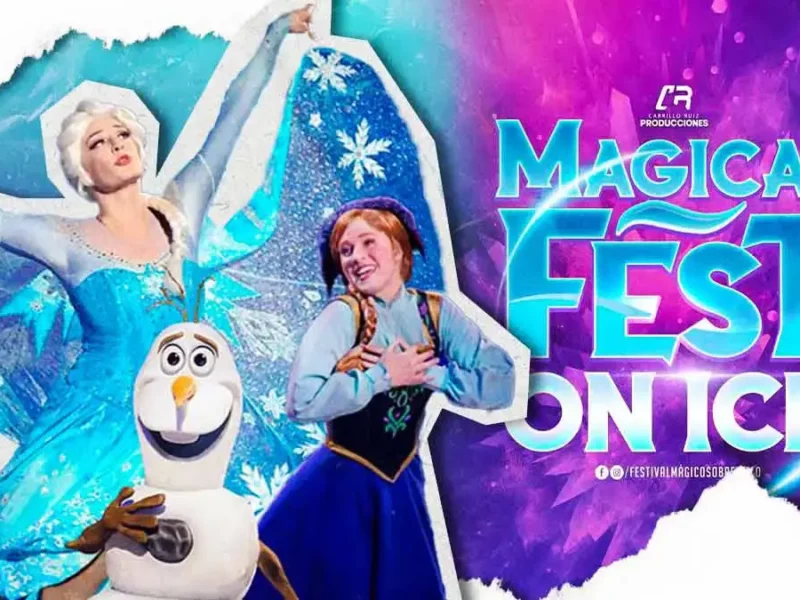 Disfruta de los personajes de Disney en el Festival Mágico sobre Hielo en Puebla
