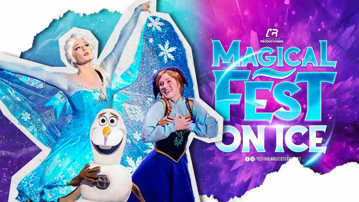 Disfruta de los personajes de Disney en el Festival Mágico sobre Hielo en Puebla