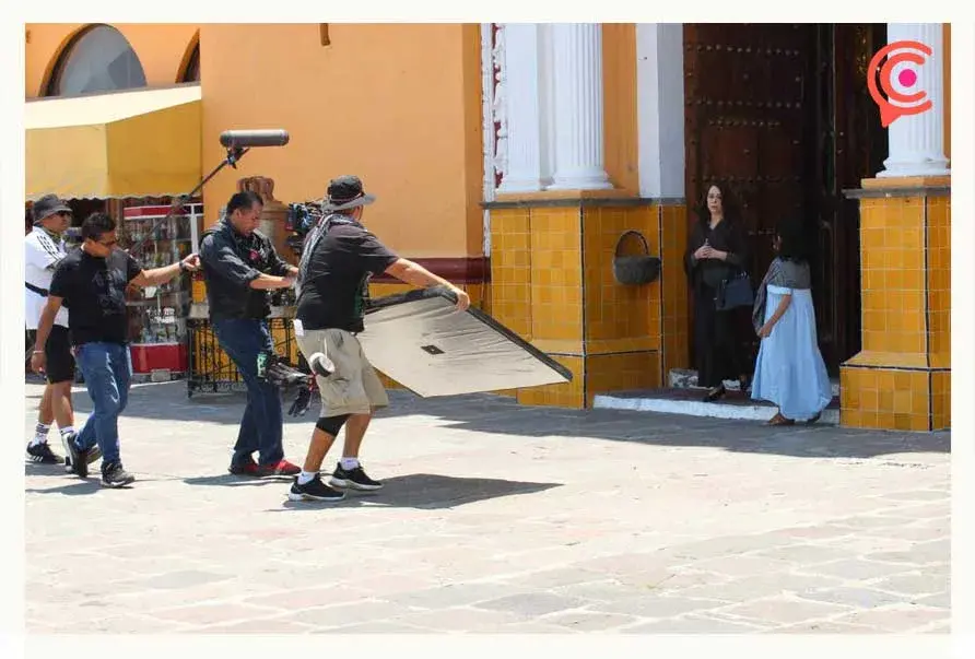 San Pedro Cholula es escenario de la telenovela “Los Hilos del Pasado” con David Zepeda 