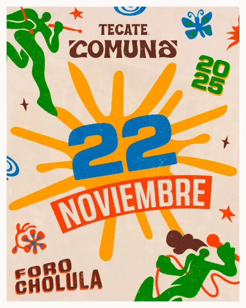 Confirman fecha para el Tecate Comuna 2025; Zoé podría encabezar la cartelera 