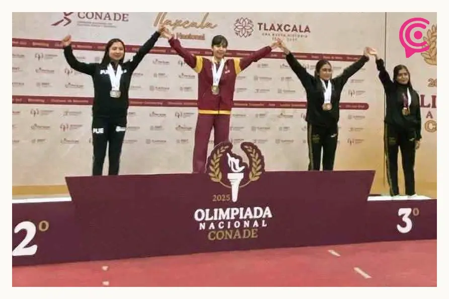 Zoé Atziri gana plata en la Olimpiada Nacional 2025; Puebla registra cinco medallas