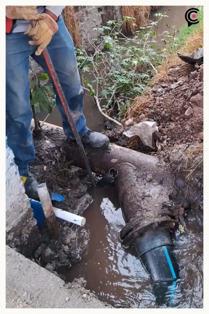 Trabajadores provocan fuga de gas natural de Engie en San Andrés Cholula, Puebla